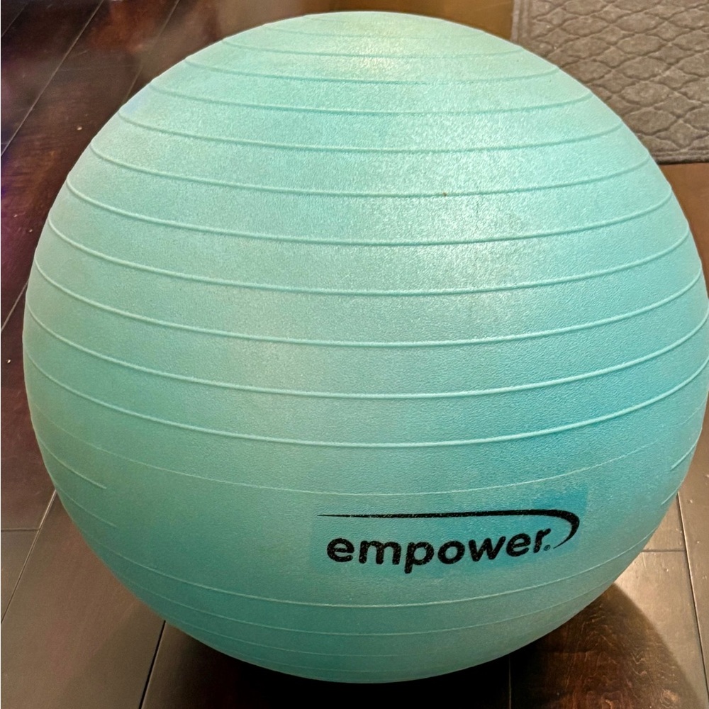 Empower Anti Burst Teal Exercise Ball with 62” Circumference